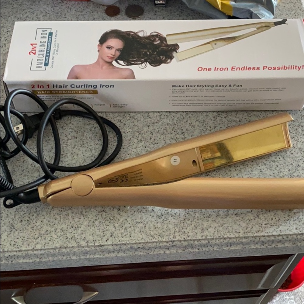 Hair curling iron
